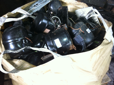 Scrap Compressors bought and recycled by Ogoo Recycle Singapore