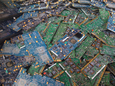 Scrap Electronics bought and recycled by Ogoo Recycle Singapore