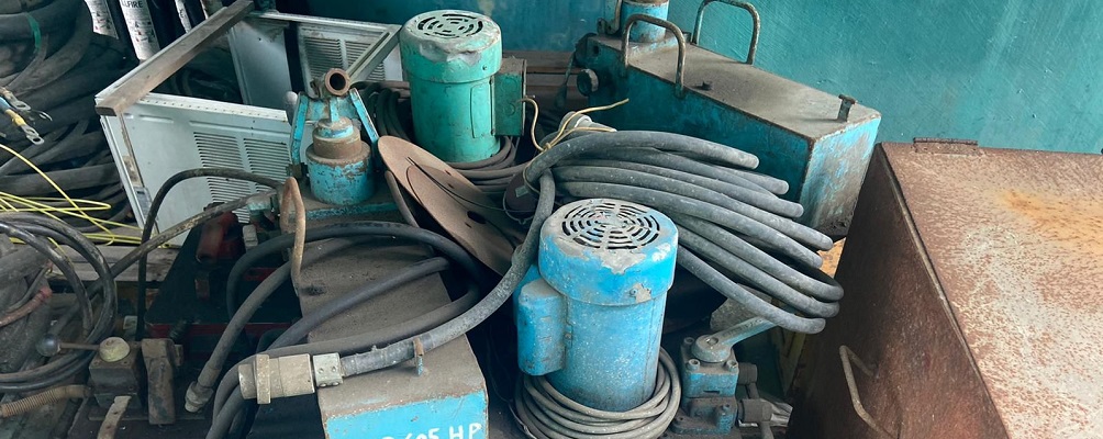 Scrap machinery for recycling