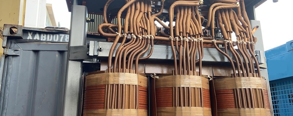 Scrap transformers for recycling